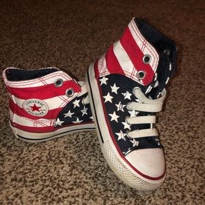 Red White Blue Converse